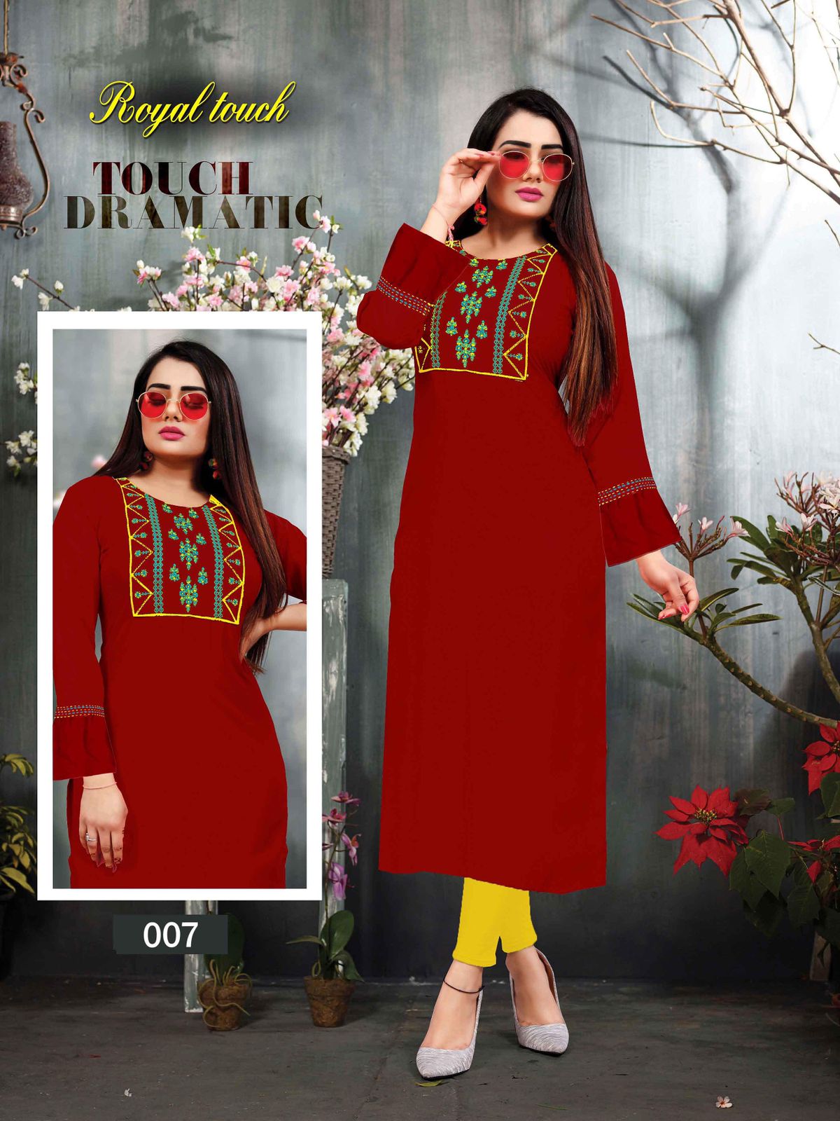 Aagya Royal Touch 11 Latest Ethnic Wear Rayon Designer Kurti Collection